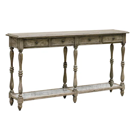 Fortuo Weathered Console Table